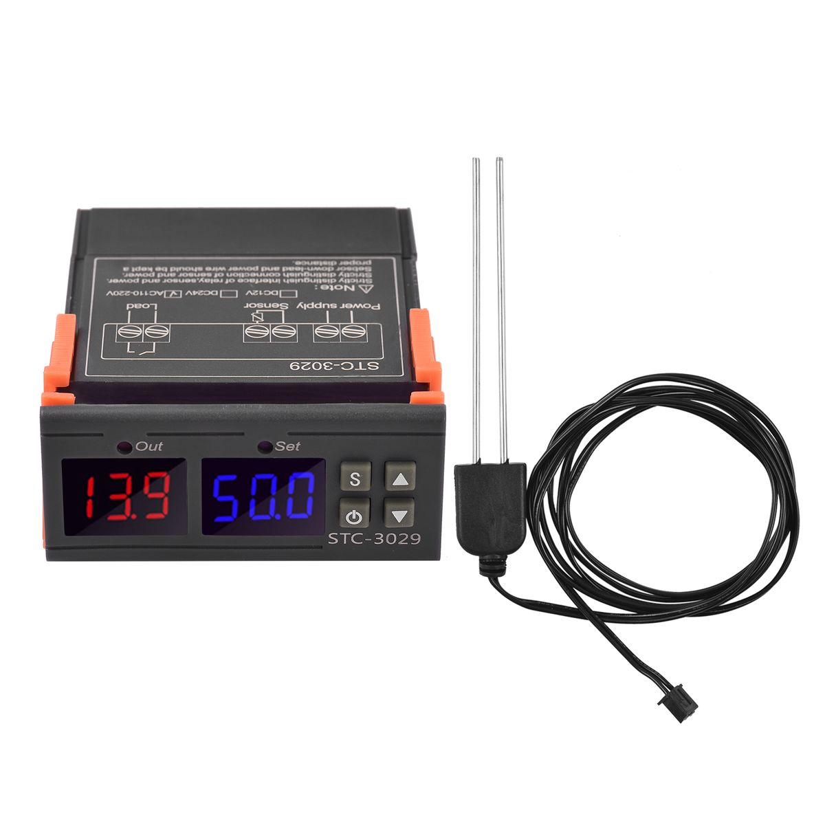 AC110V-220V 10A Mini LED Digital Soil Humidity Controller