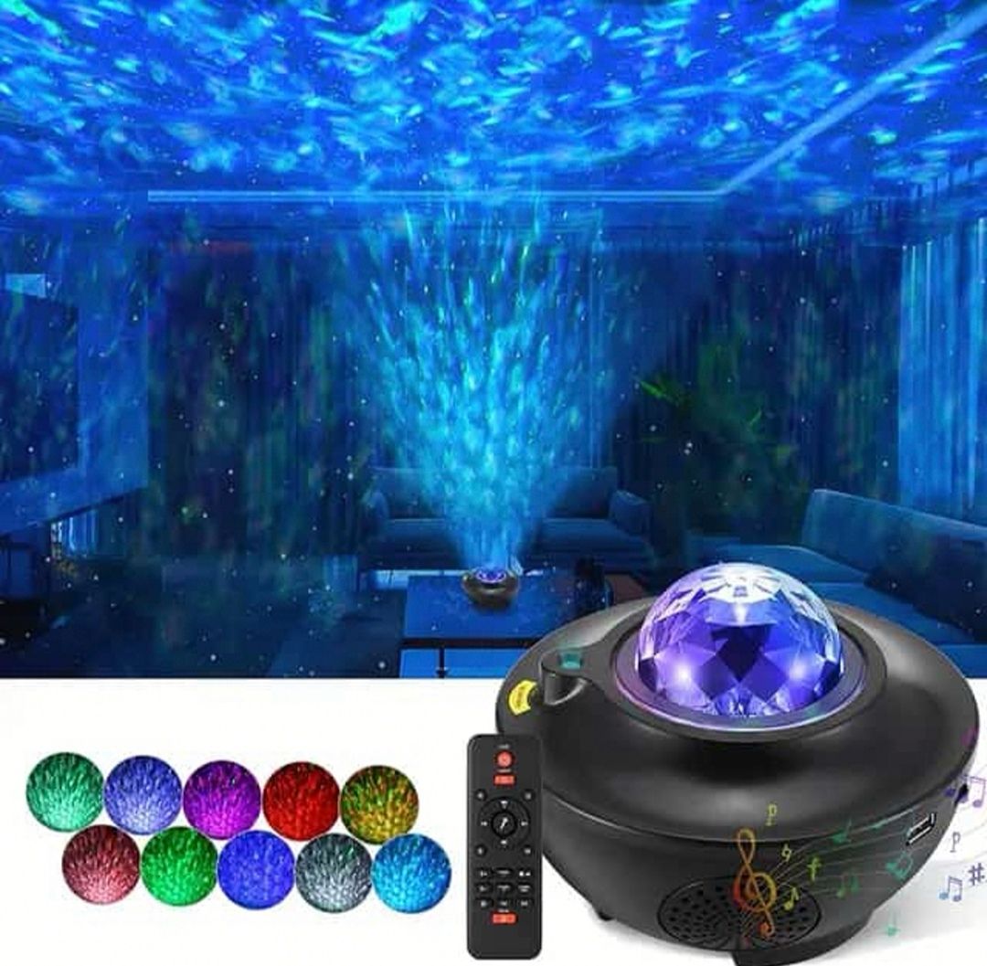 Starry Light Projector Multicolour With Mp3 Sound Speaker