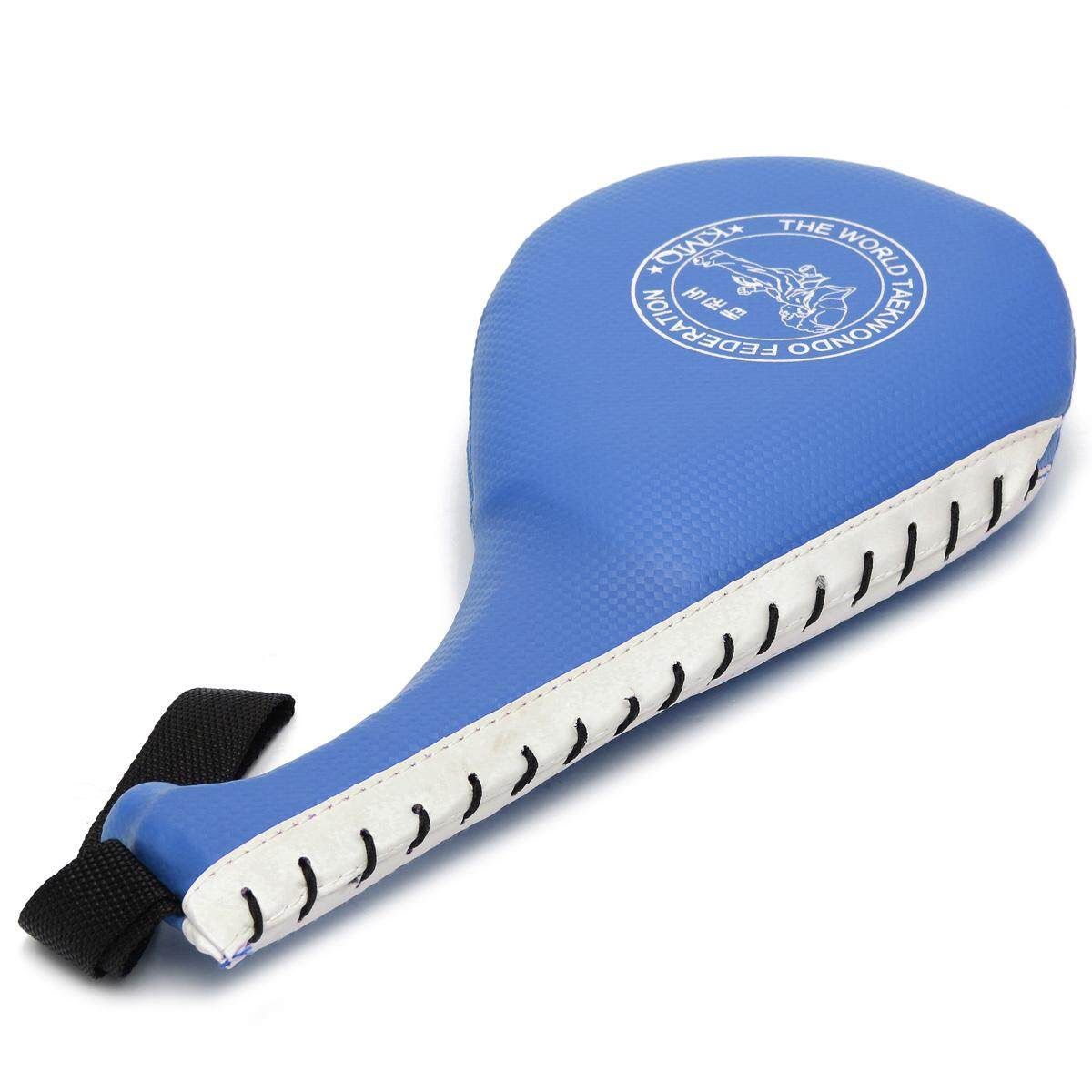 2pcs One Taekwondo Double Kick Pad Target Tae Kwon Do Karate Kickboxing MMA Training Blue