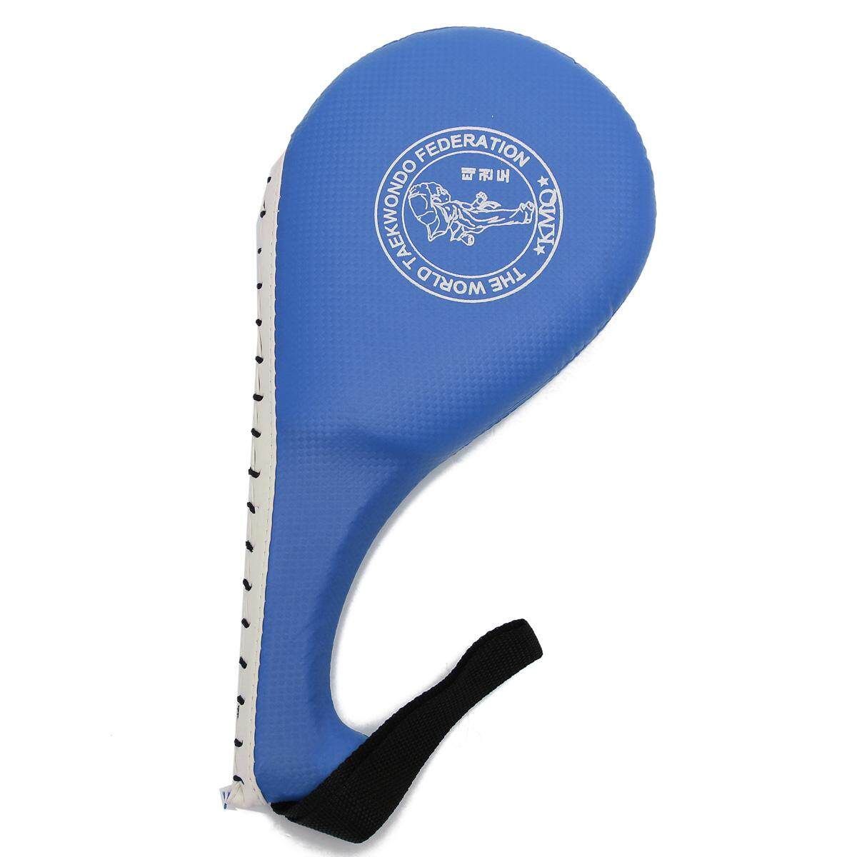 2pcs One Taekwondo Double Kick Pad Target Tae Kwon Do Karate Kickboxing MMA Training Blue