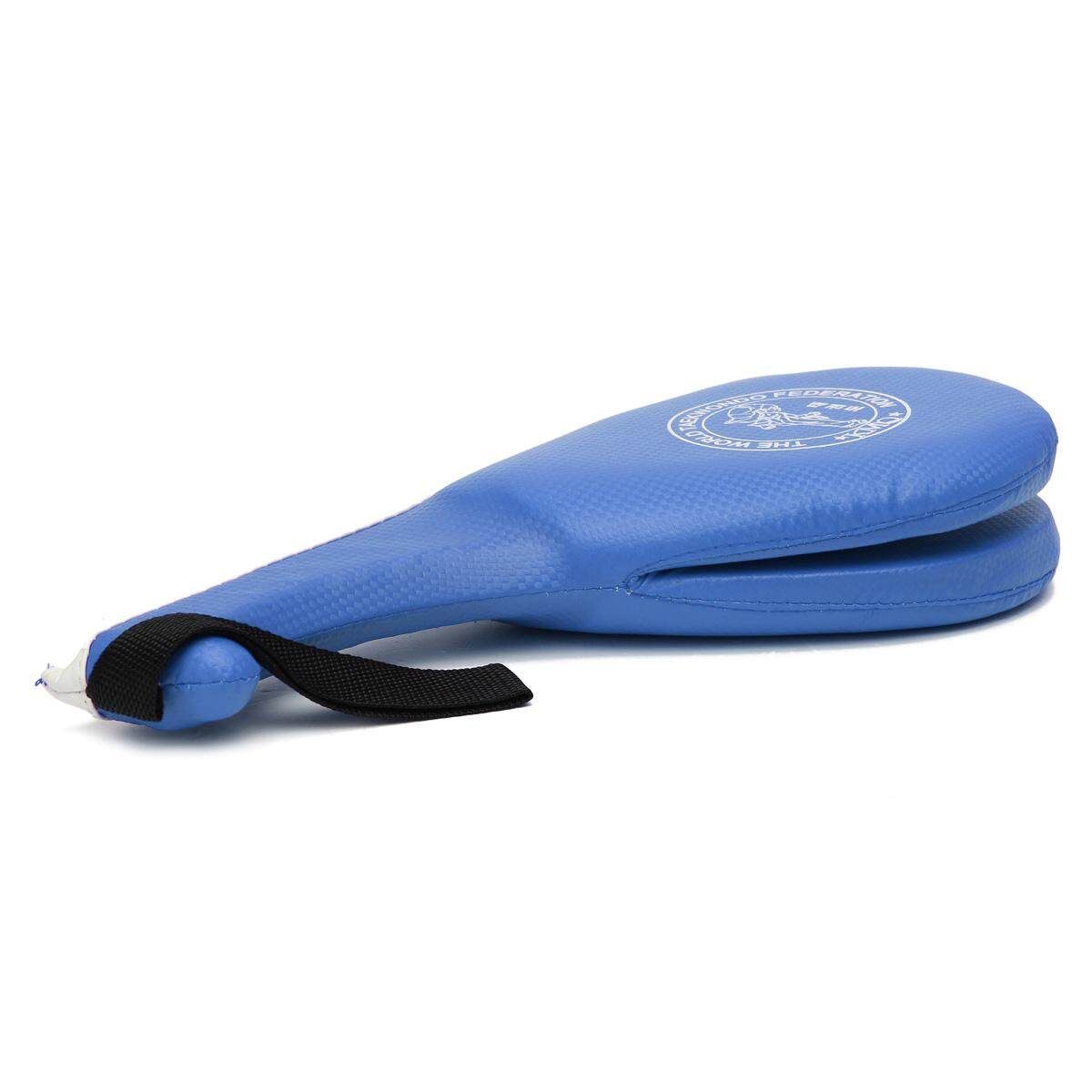 2pcs One Taekwondo Double Kick Pad Target Tae Kwon Do Karate Kickboxing MMA Training Blue