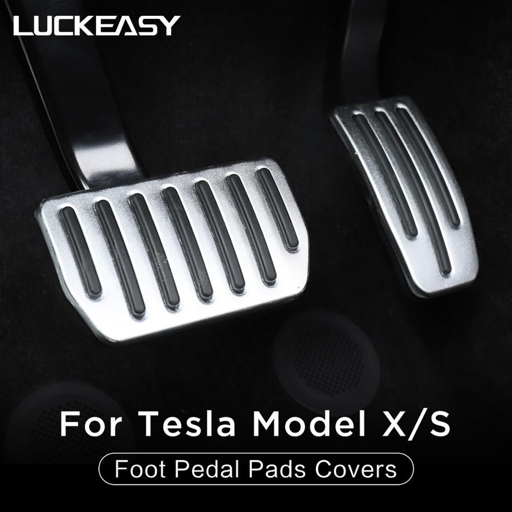 LUCKEASY Car Accessories Interior Modification For Tesla Model X Tesla Model S Stainless