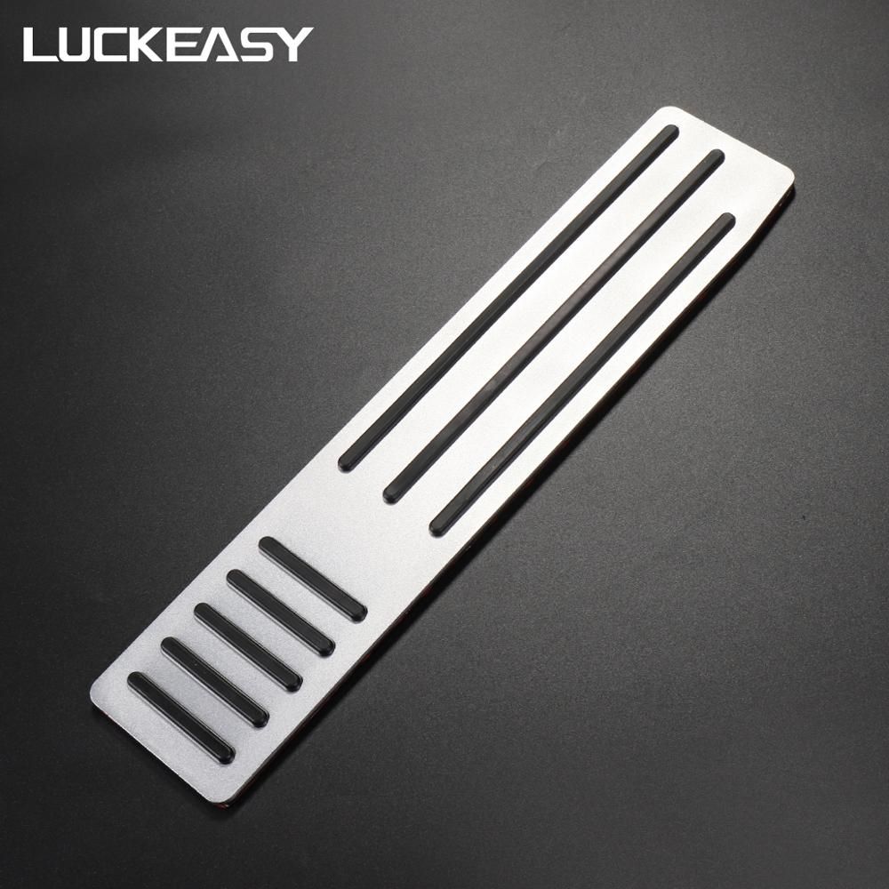 LUCKEASY Car Accessories Interior Modification For Tesla Model X Tesla Model S Stainless