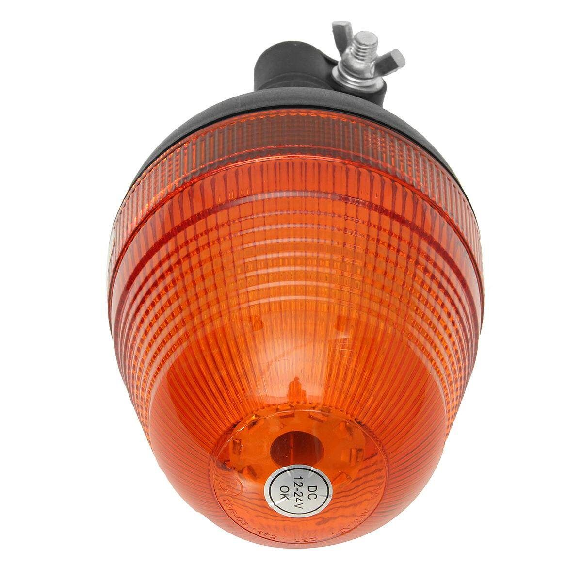 12V-24V 18W Amber Forklift Car Emergency Warning Strobe Rotating LED Light