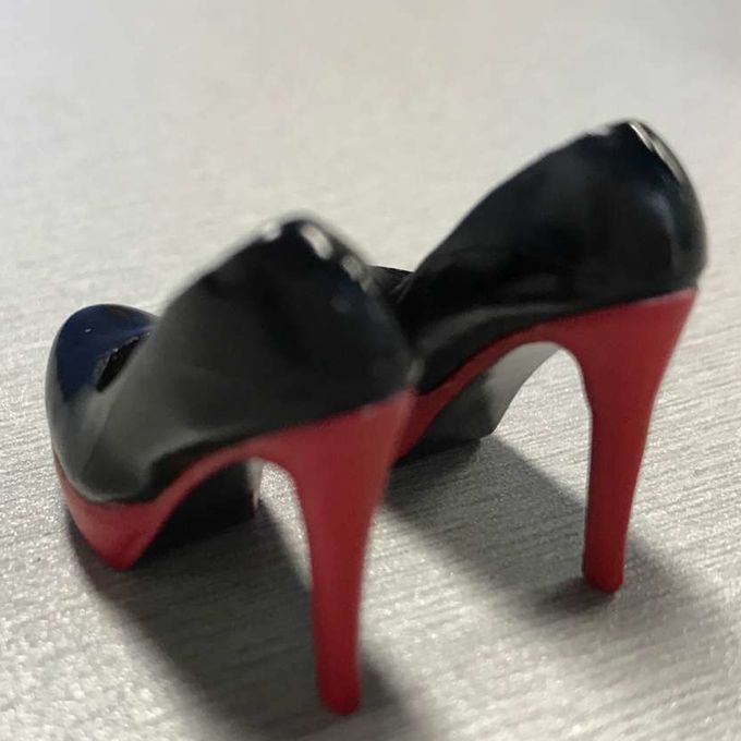 1:6 Black Slip Dress Skirt Briefs High Heels Set For 12'' Action