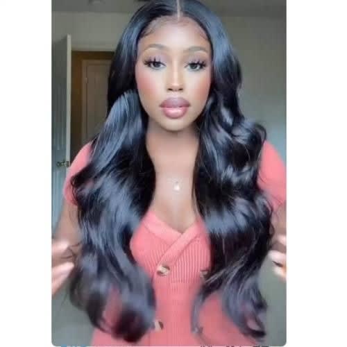 Women Wavy Long Wig - Black