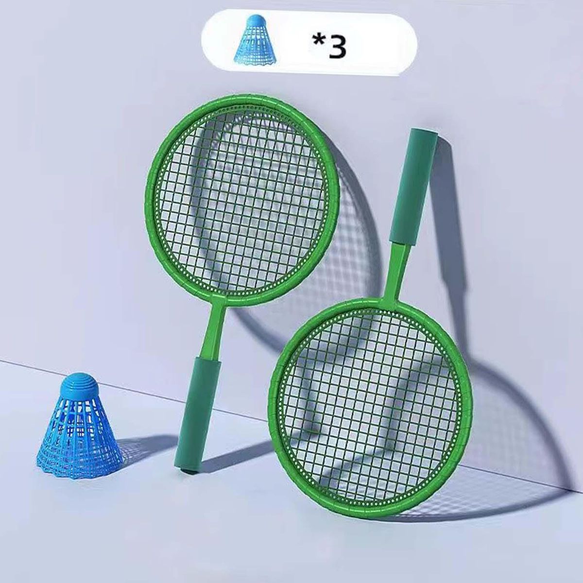Badminton Racquet Game Set Kids Tennis Racket For Green