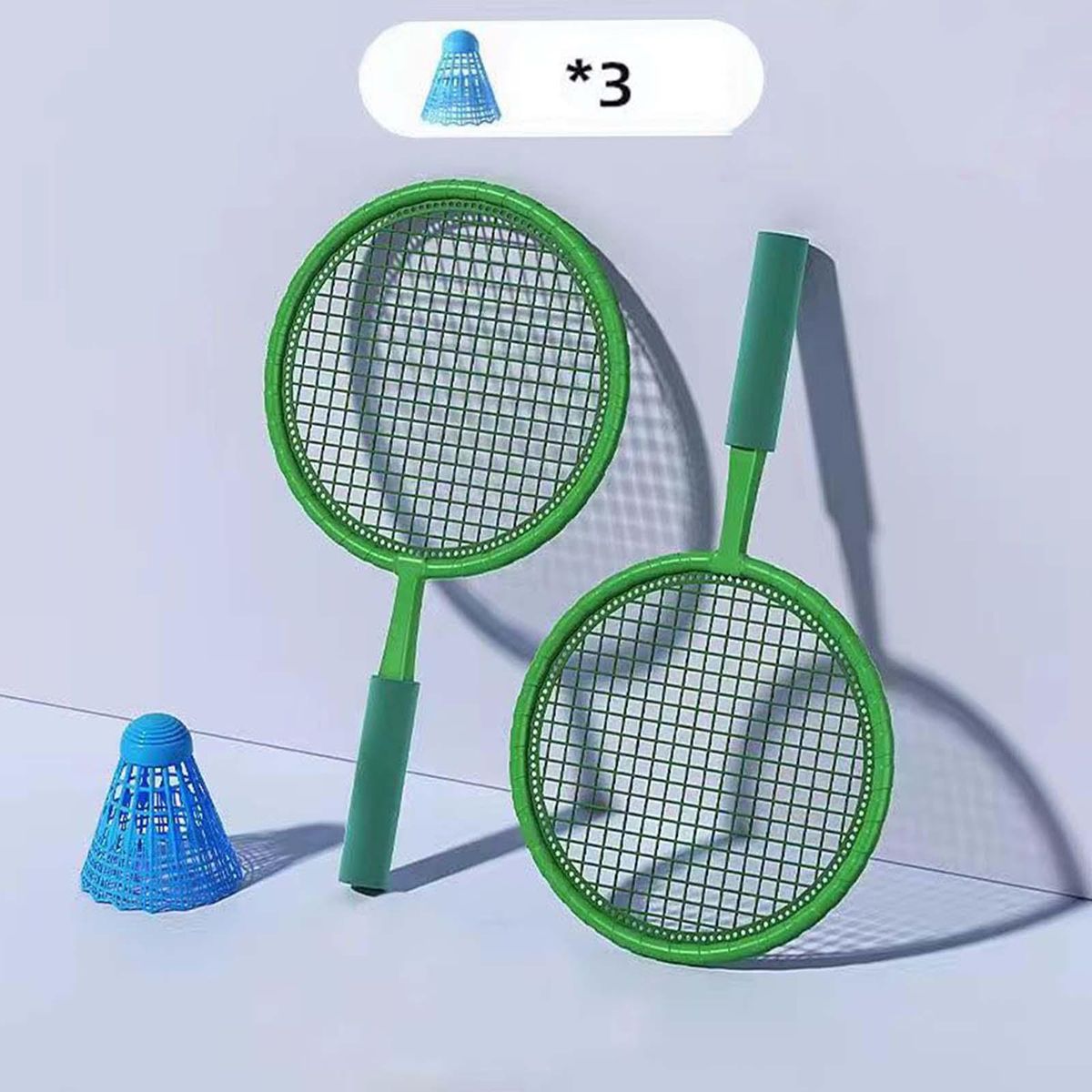 Badminton Racquet Game Set Kids Tennis Racket For Green