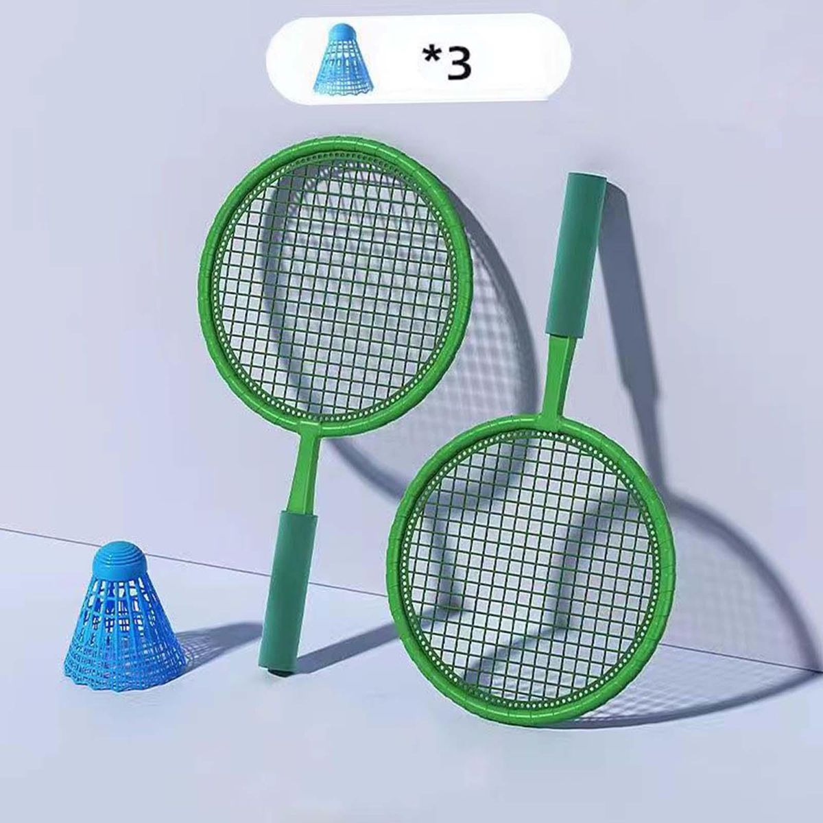 Badminton Racquet Game Set Kids Tennis Racket For Green