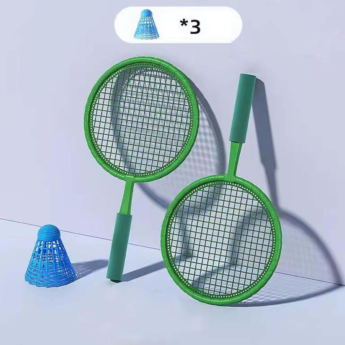 Badminton Racquet Game Set Kids Tennis Racket For Green