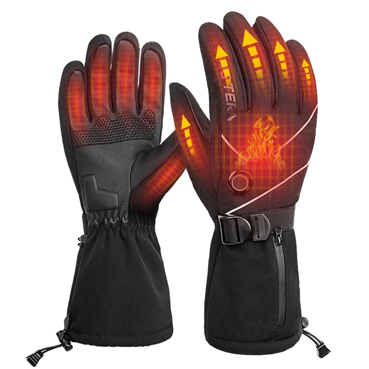 Heated Battery Powered Touchscreen Waterproof Heating