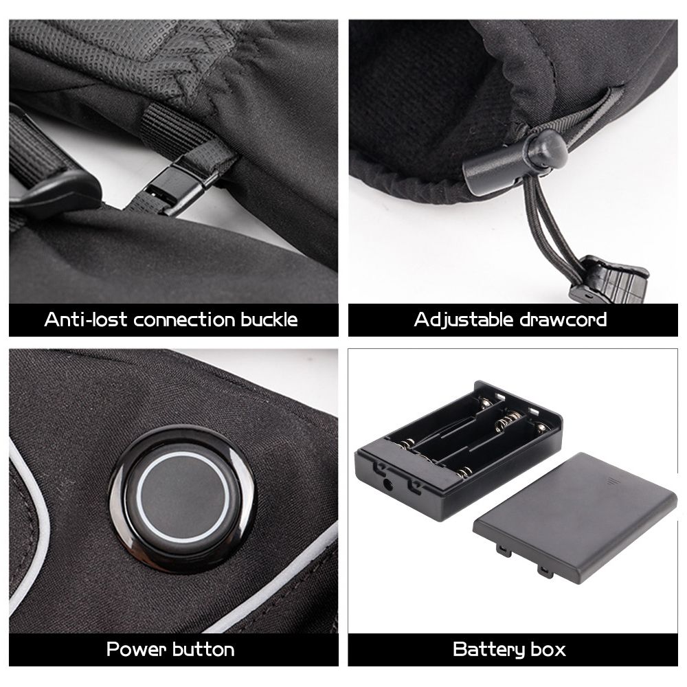 Heated Battery Powered Touchscreen Waterproof Heating