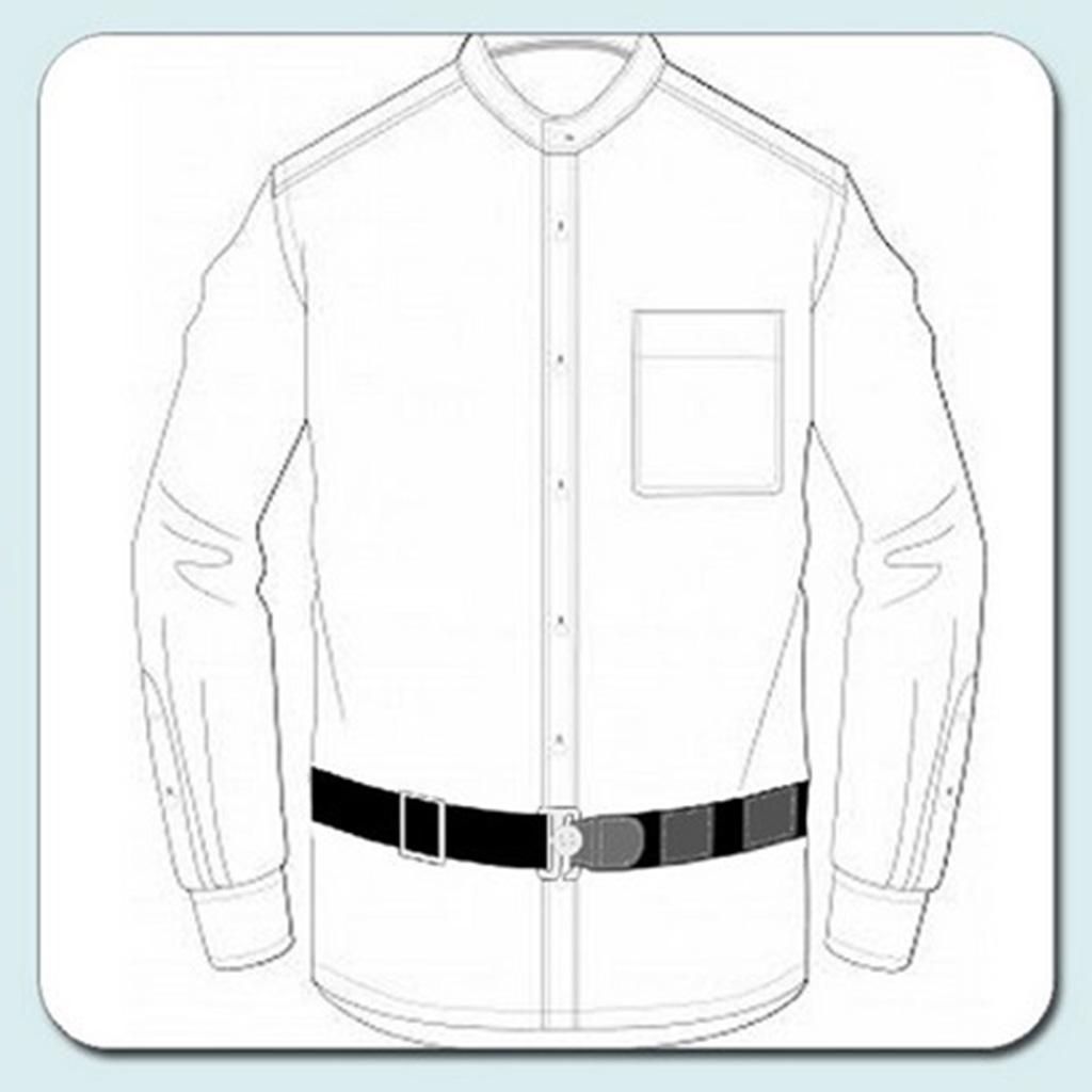 Shirt Stay Belt For Men