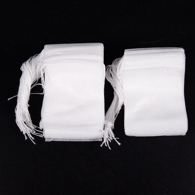 100 Pcs Disposable Empty Tea Bag  Heat Seal Filter Paper