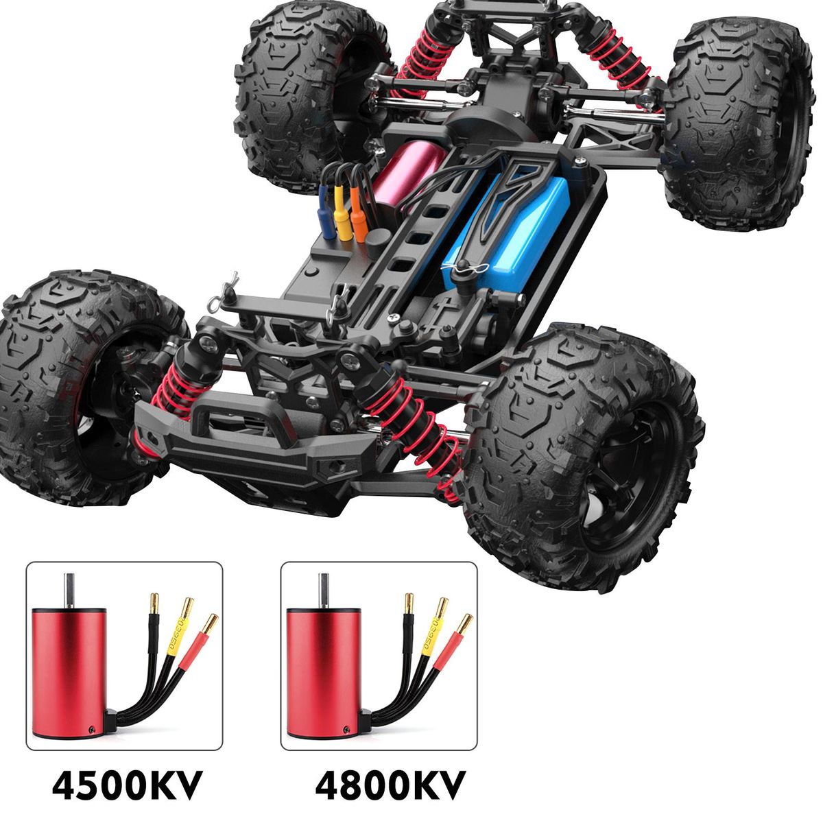 S2435 4500KV Brushless Motor 4P Sensorless 25A Brushless ESC Electric Speed Controller for 1/16 1/18 RC Car Truck