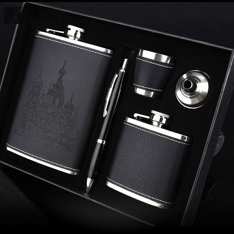 Pocket Portable Stainless Steel Hip Flask Wine Wisky Bottle