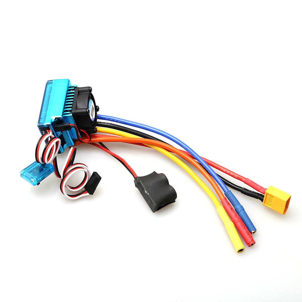 120A Sensored Brushless ESC Electric Speed Controller with BEC XT60 Connector for RC Car Boat