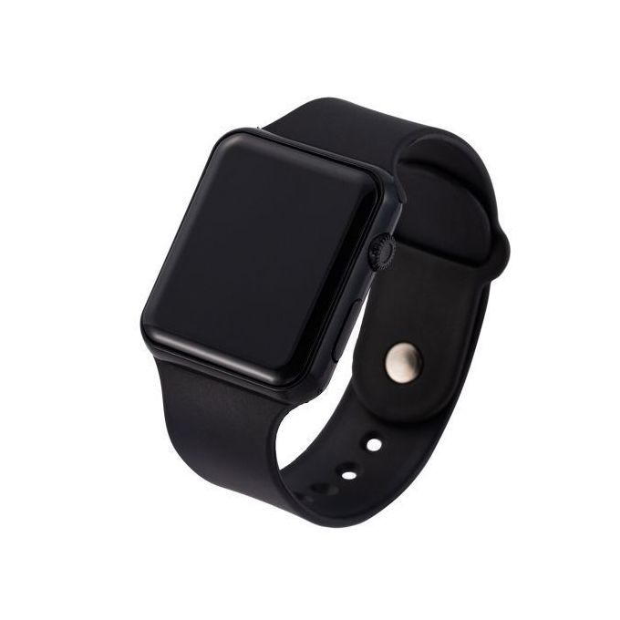 Silicone LED Digital Electronic Sports Wristwatch - Unisex