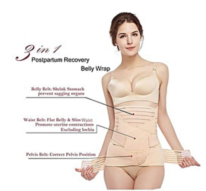 3 In1 Post Partum  Belly  Belt Body Shapewear