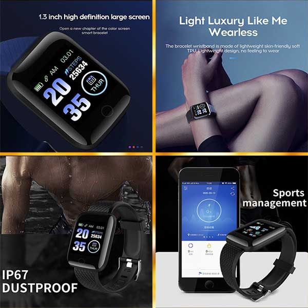Bluetooth Sport Pedometer Watch A7 Smartwatch For All Phone