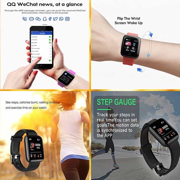 Bluetooth Sport Pedometer Watch A7 Smartwatch For All Phone