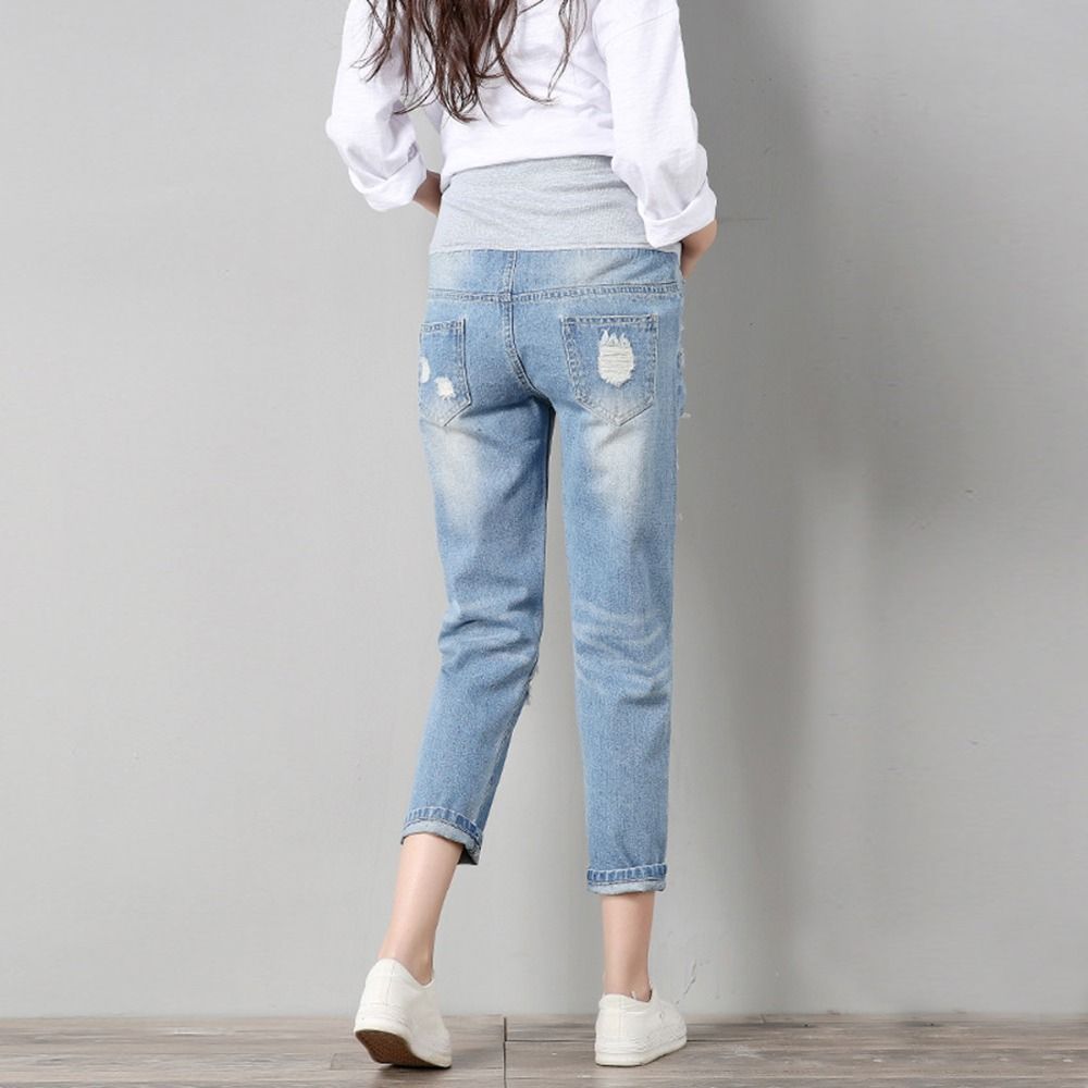 Women Maternity Jeans Maternity Pants Clothes For Pregnant Trousers Prop