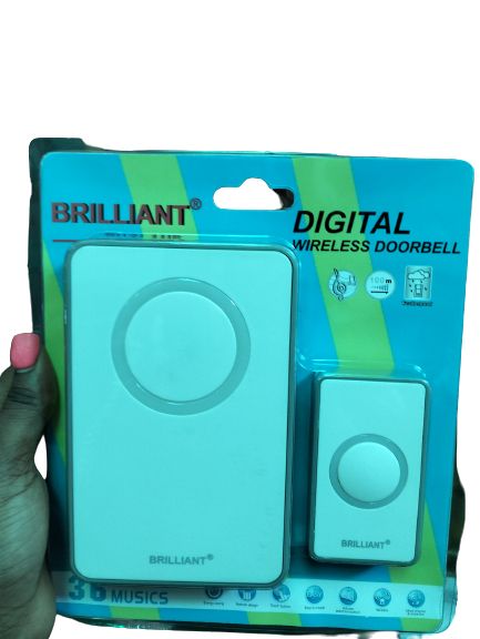 AG 9121 WIRELESS DOORBELLS WITH BATTERIES(38MUSIC)