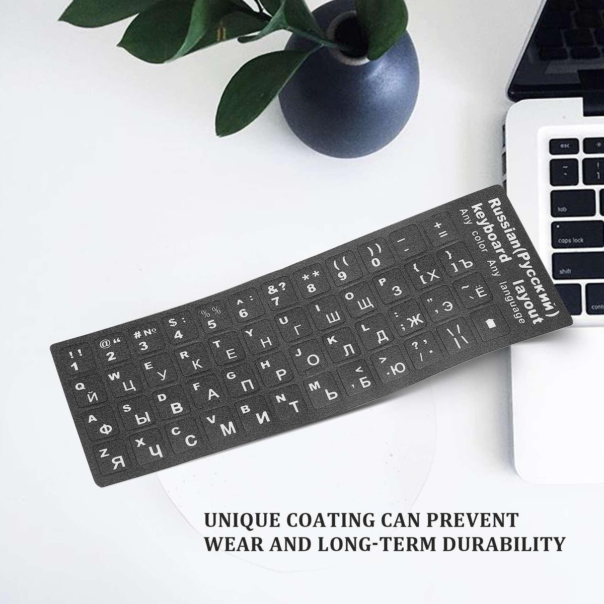 Russian Letters Keyboard Sticker for Notebook Laptop Desktop