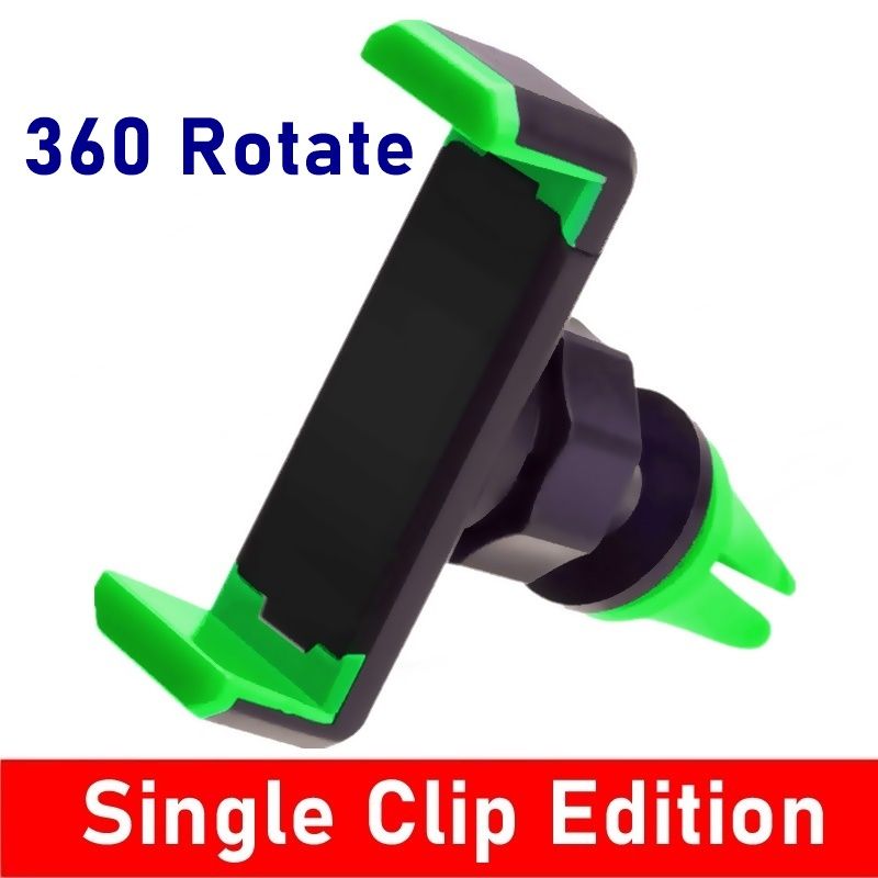 Daytech Universal Car Phone Holder Double Base Air Vent Mount 360 Rotation Stand For Iphone XS 11 12 Pro Max Samsung In Car