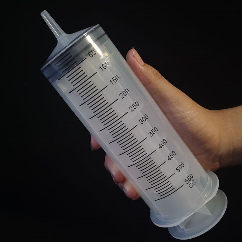 Syringe 500ml Large Capacity Syringe Reusable Pump Measuring And Hose For Draw Ink Pet Feeding Car Liquid Oil  Applicator