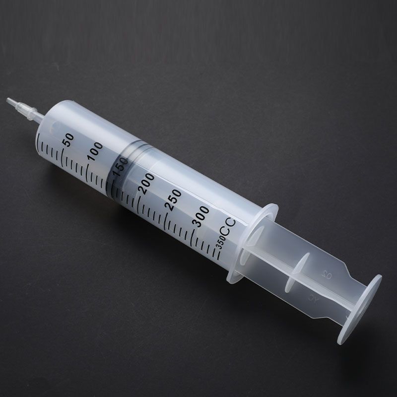 350/550ml Plastic Syringe Large Capacity Syringe Transparent Reusable Sterile Measuring Injection Syringe Nutrient Hydroponics