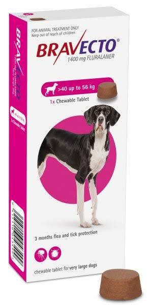 Bravecto (fluralanar) Chews Tick And Flea Remover From Dogs