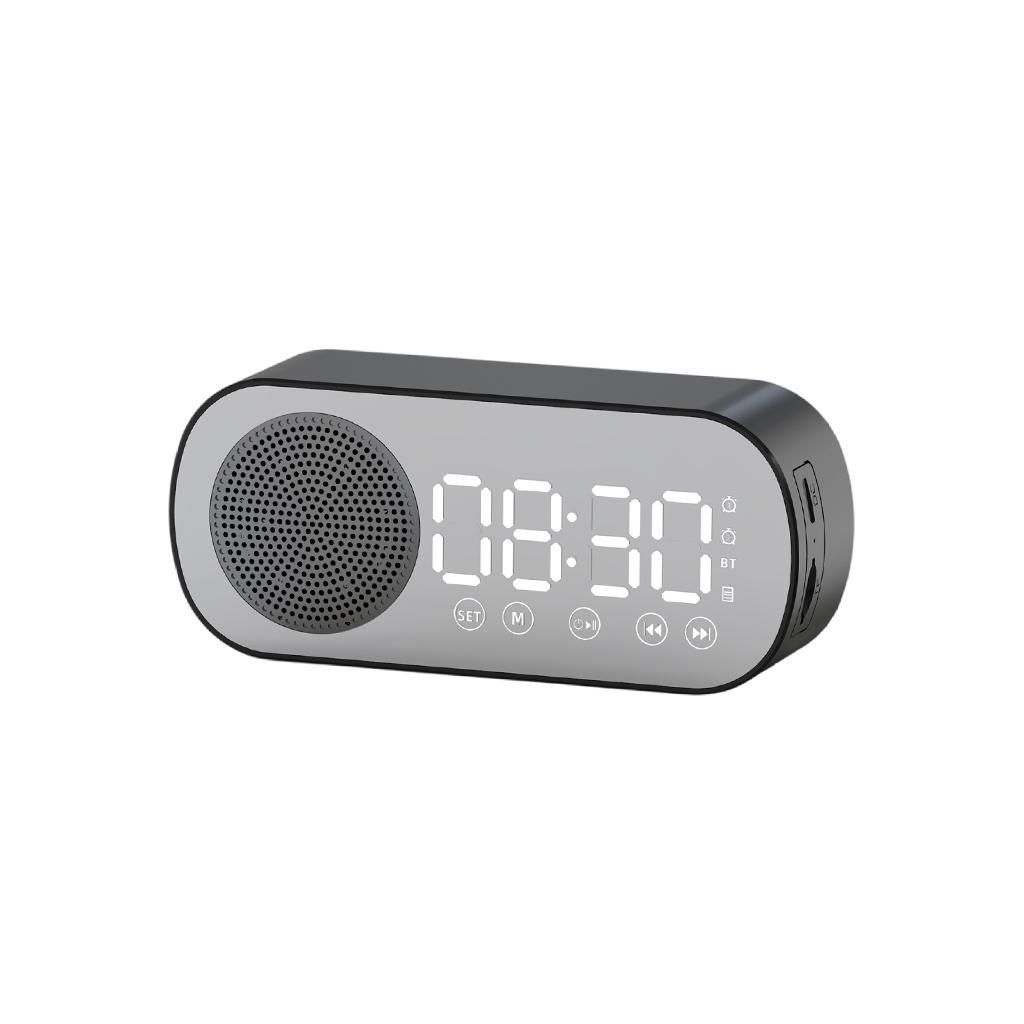 Bluetooth Speaker Alarm Clock Dual Clock Radio Bedside
