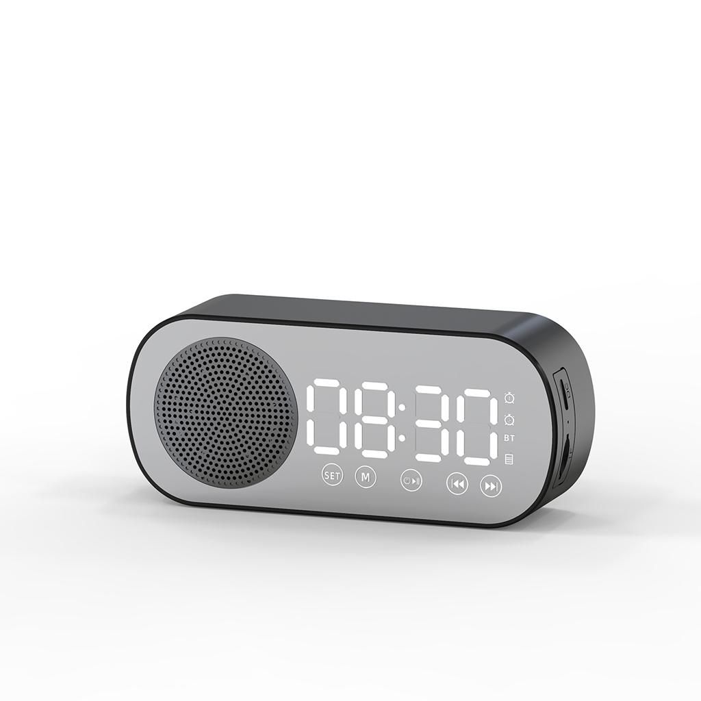 Bluetooth Speaker Alarm Clock Dual Clock Radio Bedside