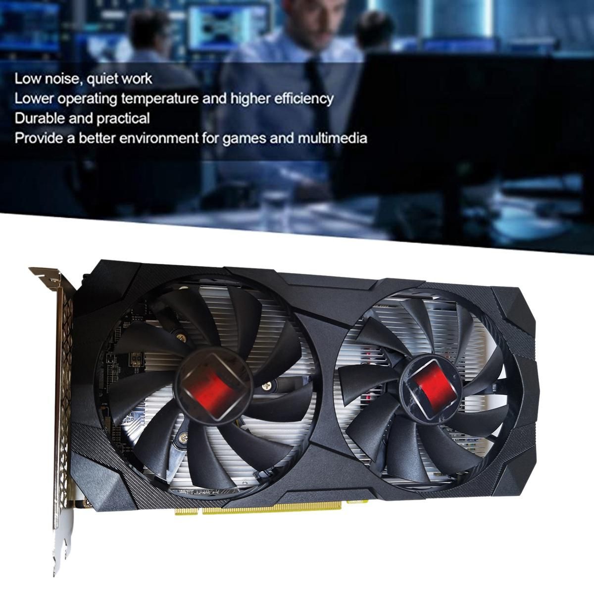 RX580 8G AMD Gaming Graphics Card 8GB GDDR5 256BIT 2048SP 1206MHz/1500 MHz PCI-E3.0 X16 DVI DP HDMI-Compatible Interface