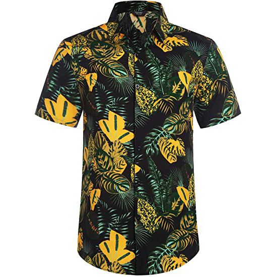 Men's Hawaiian Shirts Casual Button-Down Hawaii Shirt Suits