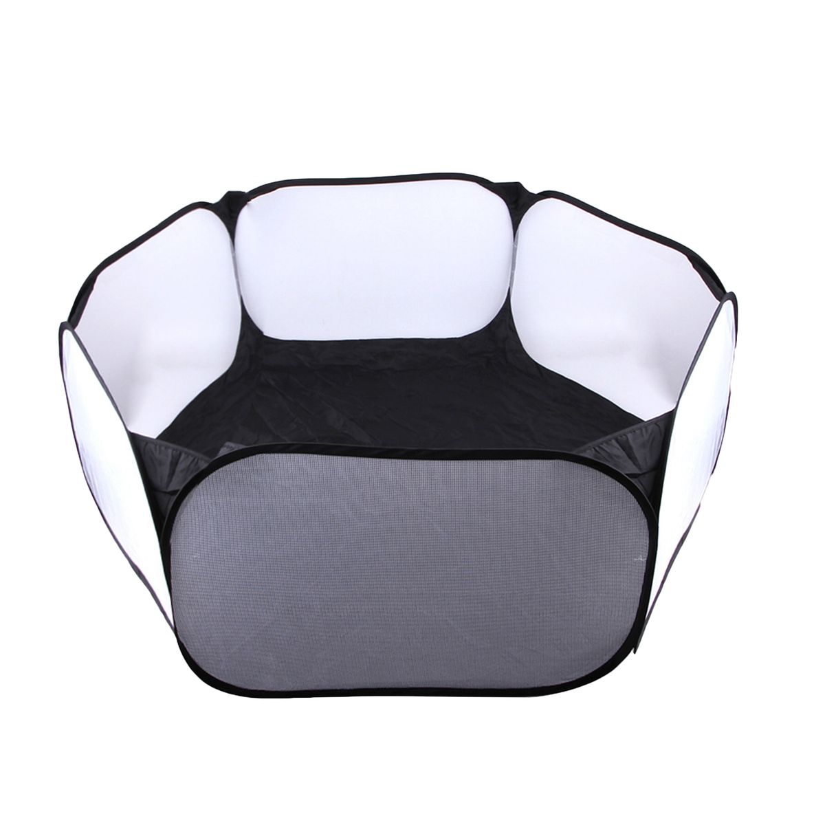 Rabbit Play House Hexagonal Playpen Rabbits Guinea Pig Rabbit Kitten Black