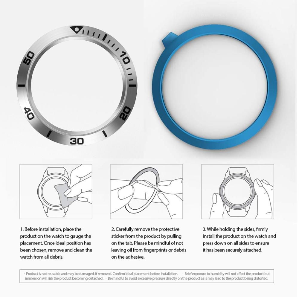For SUUNTO AMBIT 3 RUN Black HR Watch Ring Adhesive Cover Anti Scratch Stainless Steel Roman Alphabet Dial For SUUNTO AMBIT3
