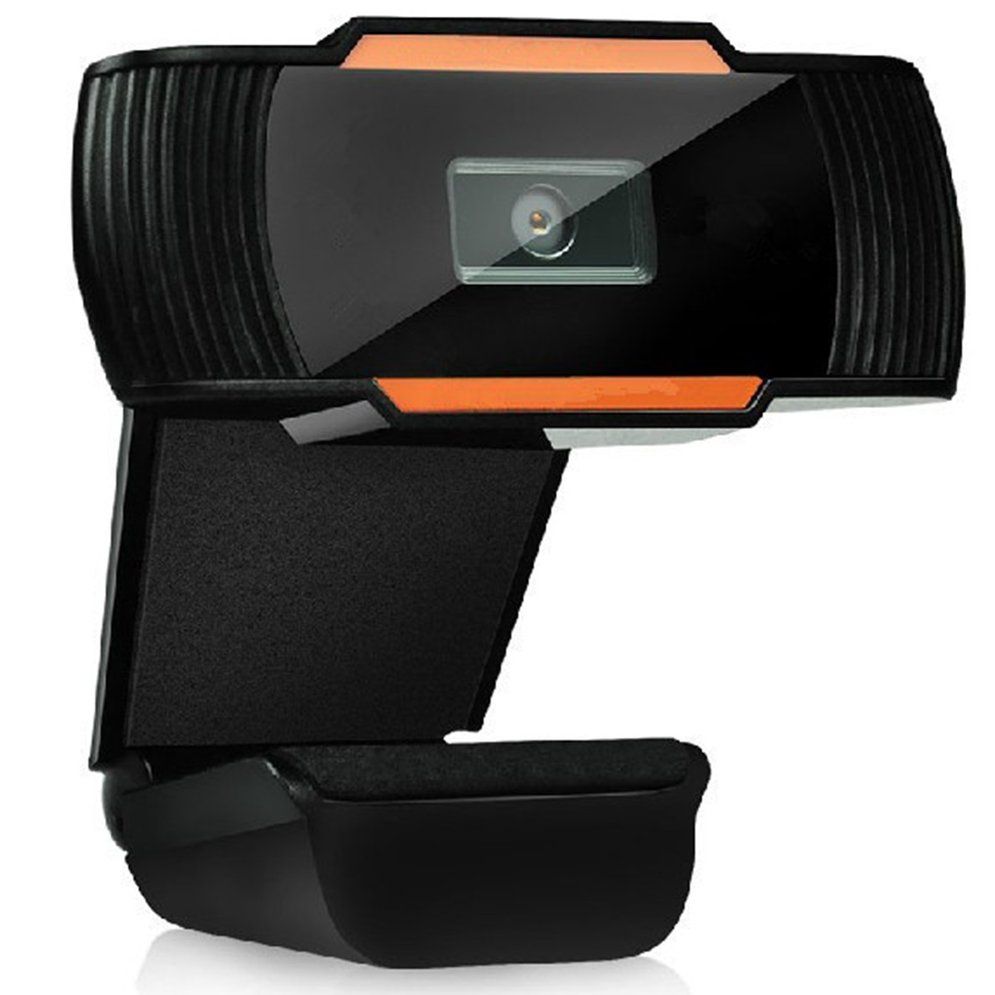 1 Pcs 30 Degree Rotatable 2.0 Hd Webcam 720P Usb Camera Video Recording Web Camera With Microphone For Pc Black