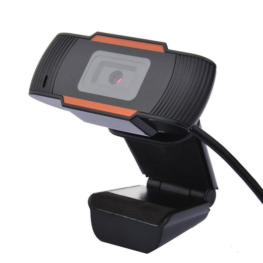 1 Pcs 30 Degree Rotatable 2.0 Hd Webcam 720P Usb Camera Video Recording Web Camera With Microphone For Pc Black