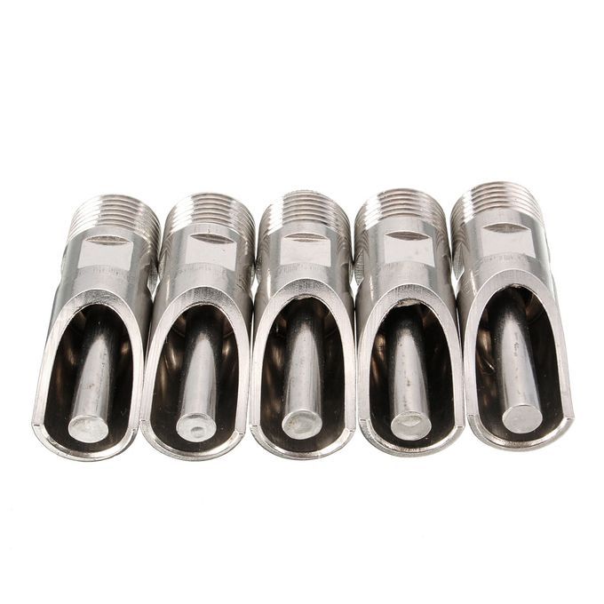 5Pcs Stainless Steel 1/2PT Thread Pig Automatic Nipple Drinker Waterer New