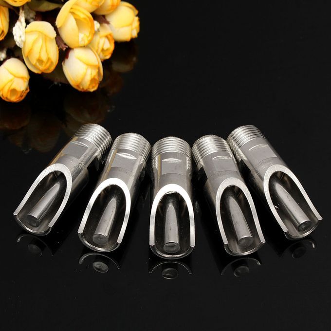5Pcs Stainless Steel 1/2PT Thread Pig Automatic Nipple Drinker Waterer New