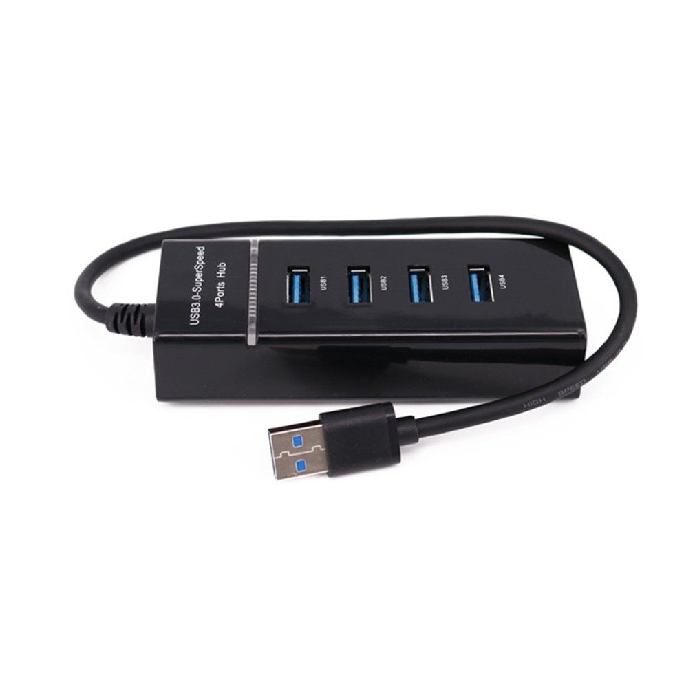 4 Ports USB 3.0 HUB With Power Charging And Switch Multiple USB Splitter Porta Panel USB3.0 USB3 USB-HUB Hab USB Adapter White