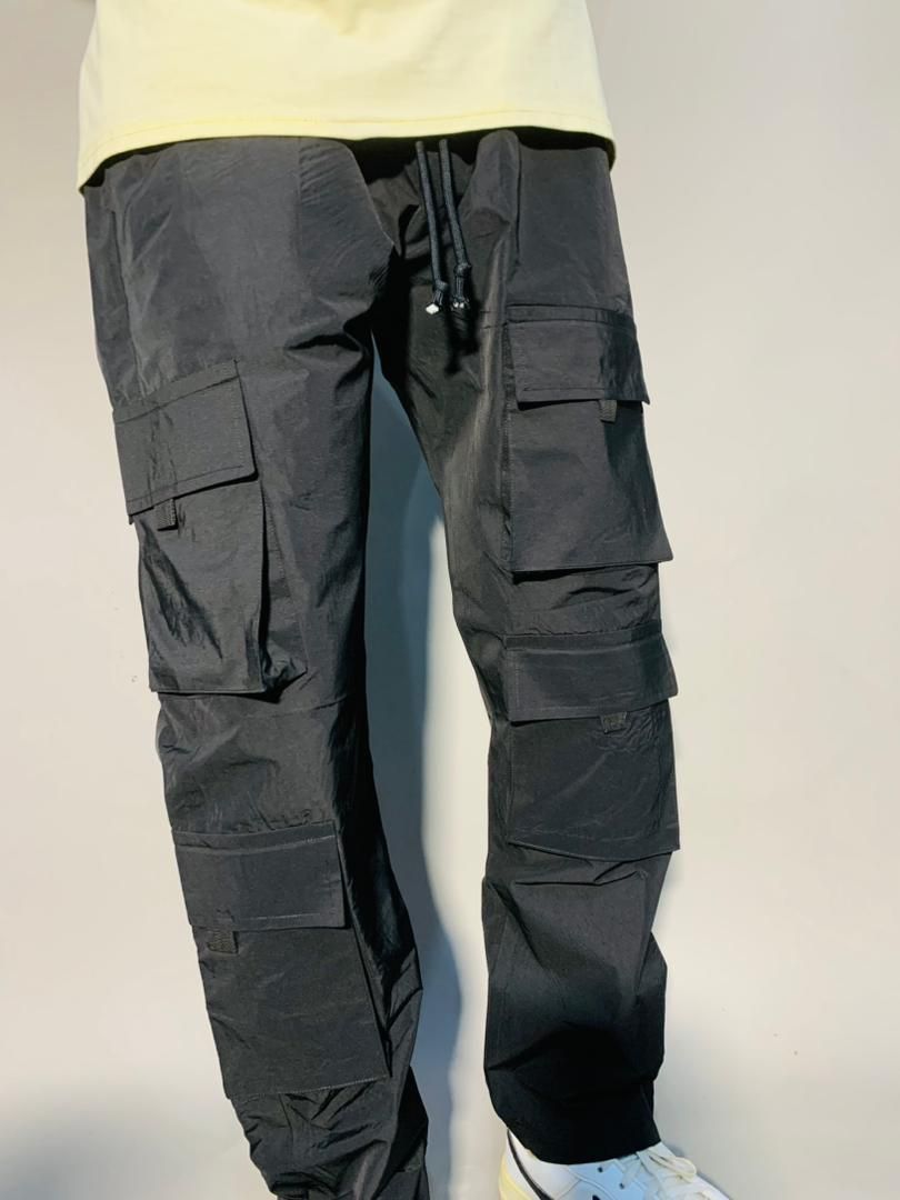 Black Cargo Pant With Patch Pocket