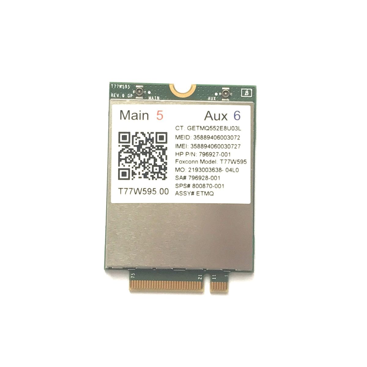 Lt4120 X5 LTE T77W595 796928-001 4G WWAN M.2 150Mbps Mod