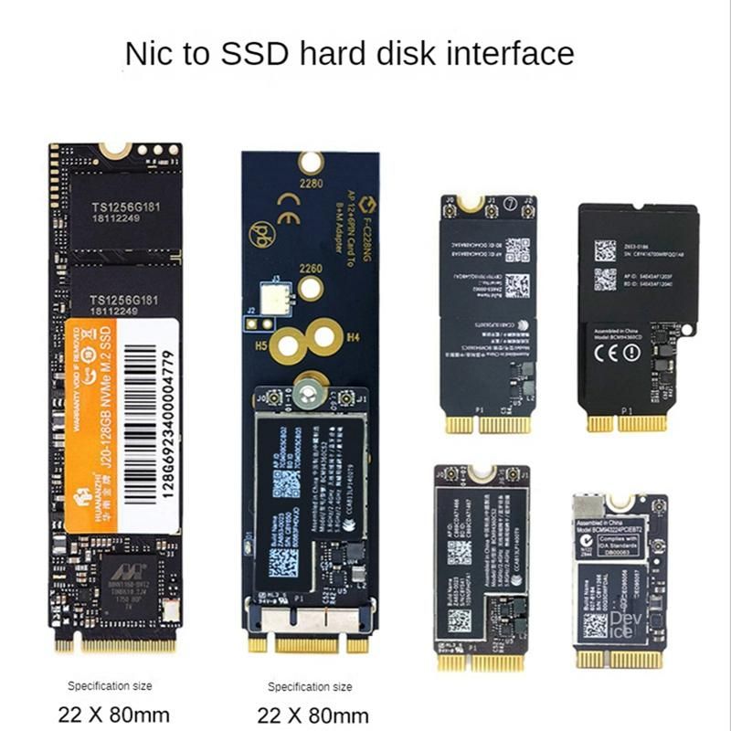 1PCS NGFF M.2 Key A/E Adapter Card Wireless Network Card Ada