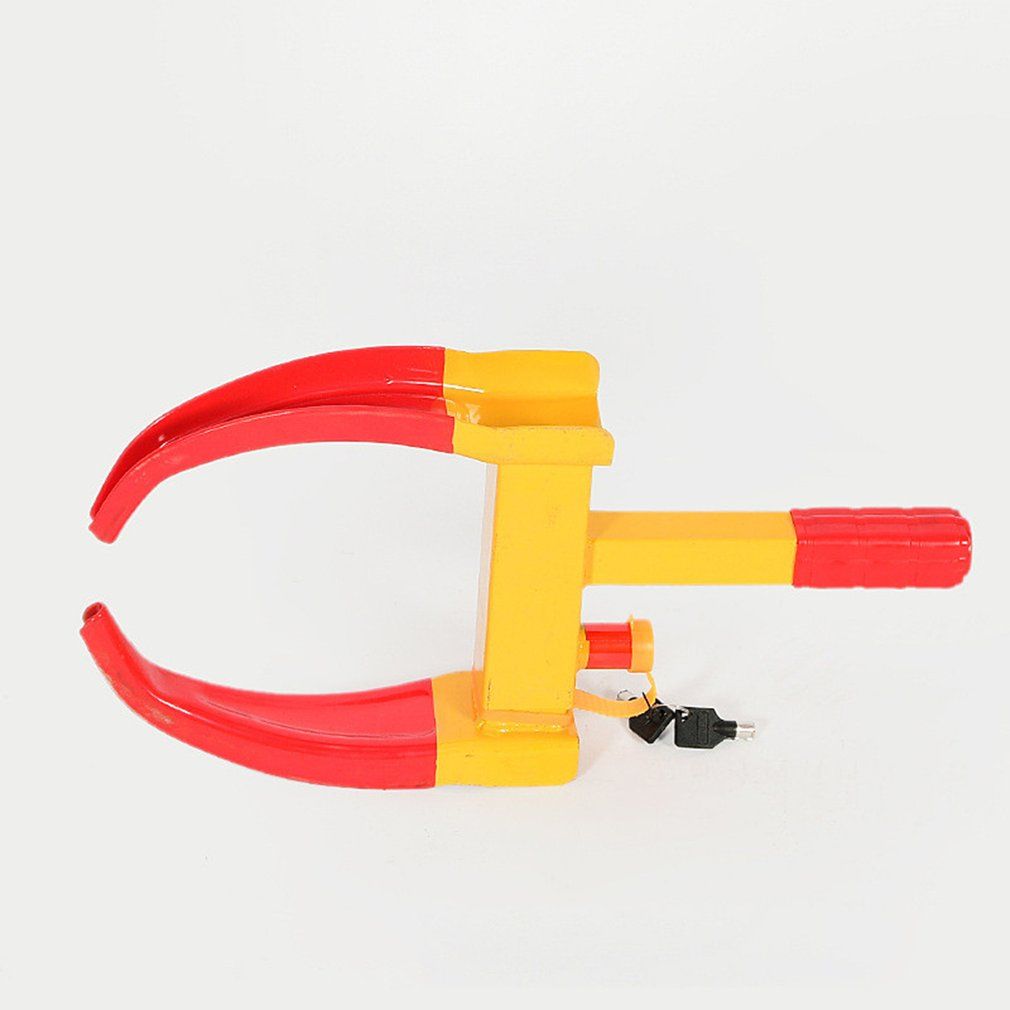 Heavy Duty 9 Holes Wheel Tire Lock Clamp Anti-Theft Parking