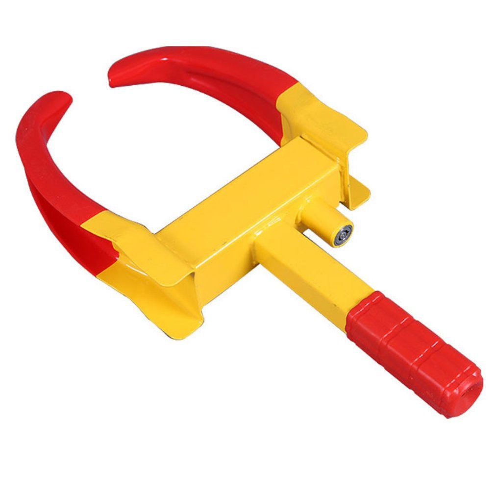 Heavy Duty 9 Holes Wheel Tire Lock Clamp Anti-Theft Parking
