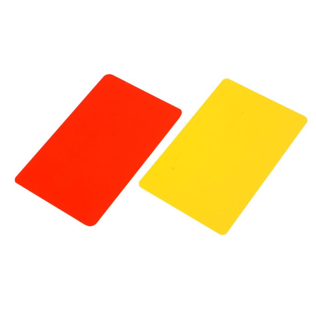 Referee Set With Red Yellow Card And