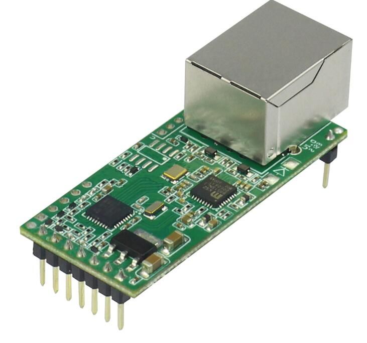 Ethernet To TTL RS232 Serial TTL To TCP/IP RJ45 UDP Network Converter Transmission Module TTL Lan Module W/ RJ45 Port DHCP&DNS